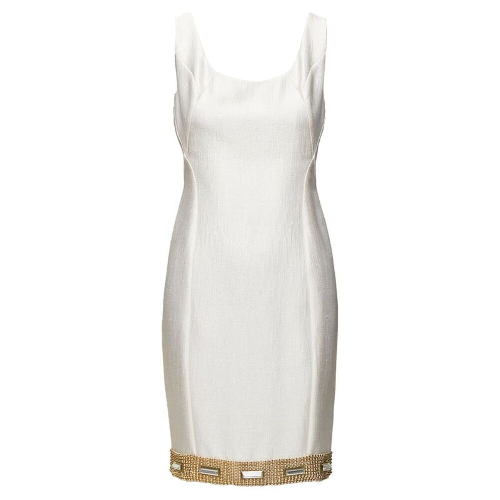 Versace Bead Crystal Embellished Shift Dress